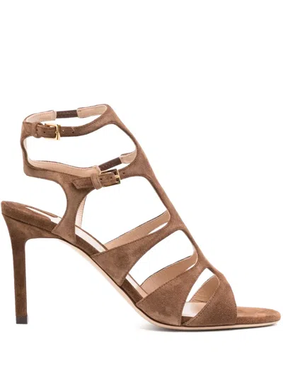 Tom Ford 105mm Paradis Sandals In Brown