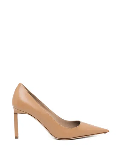 Tom Ford 105mm Point-toe Sculpted Heel Pumps In Brown