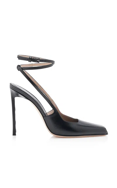 Tom Ford 105mm Prism Ankle Strap Pump In Black
