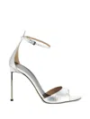 Tom Ford Women Silver Leather Heels, 7.5 Luxury Pumps & Heels For Women Darveys In Silver