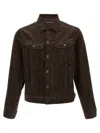 Tom Ford Slim-fit Cotton-blend Corduroy Jacket In Brown