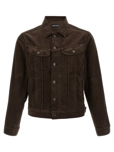 TOM FORD 12 WAVES CORD ICON JACKET