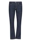 Tom Ford Contrast-stitching Straight-leg Jeans In Blue