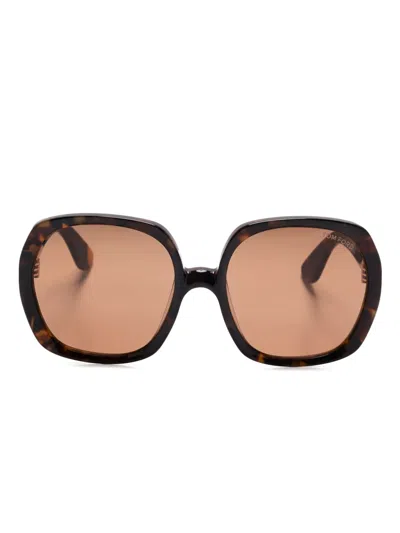 Tom Ford 1221 Sunglasses In Brown