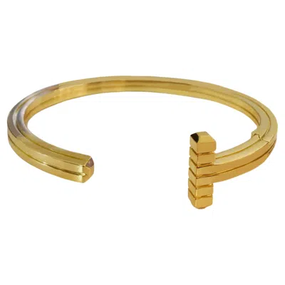 Pre-owned Tom Ford 18-karat Gold Cuff Bracelet In Multi