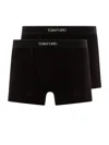 Tom Ford 2-pack Boxer With Logo In Black