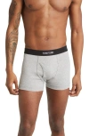 Tom Ford 2-pack Cotton Jersey Boxer Briefs In Black/grey