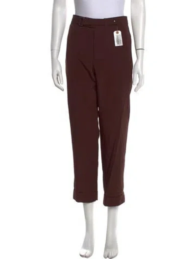 Pre-owned Tom Ford 2018 Straight Leg Pants In Brown