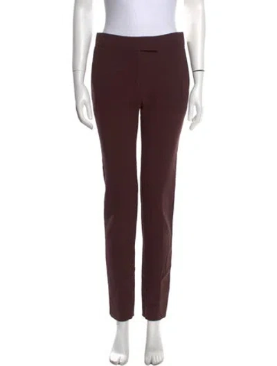 Pre-owned Tom Ford 2020 Skinny Leg Pants In Burgundy