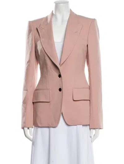Pre-owned Tom Ford 2020 Wool Blazer In Pink