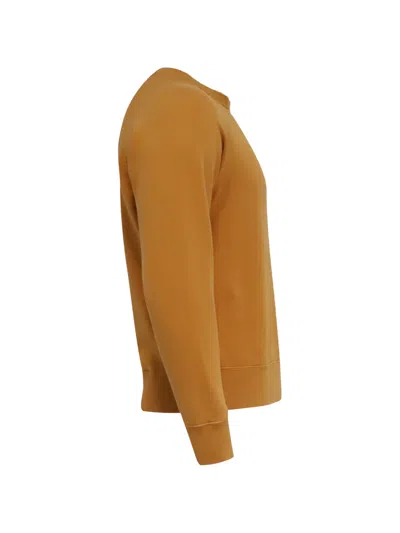 Pre-owned Tom Ford 2020s Garment-dyed Sweater In Orange