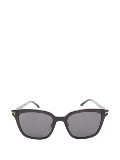 Pre-owned Tom Ford 2020s Square-frame Sunglasses In Black