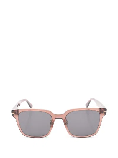 Pre-owned Tom Ford 2020s Square-frame Sunglasses In Brown