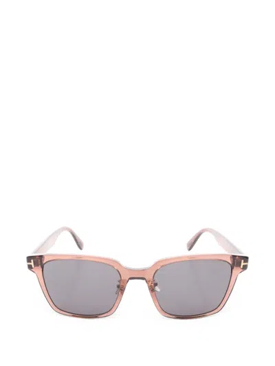 Pre-owned Tom Ford 2020s Square-frame Sunglasses In Pink