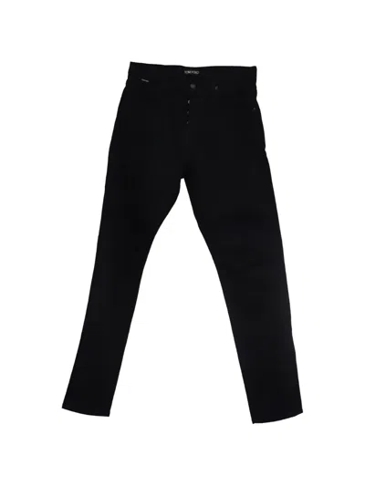 Pre-owned Tom Ford 2020s Tapered Jeans In Black