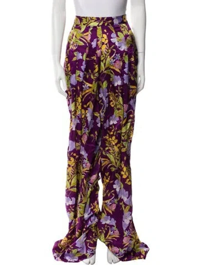 Pre-owned Tom Ford 2021 Wide Leg Pants In Purple