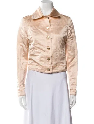 Pre-owned Tom Ford 2022 Printed Denim Jacket In Neutral