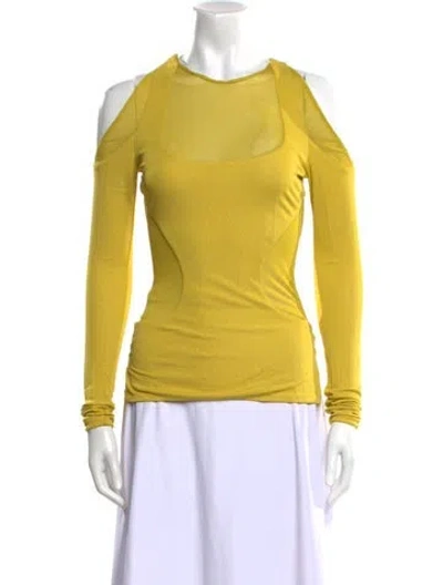 Pre-owned Tom Ford 2023 Crew Neck Top In Yellow