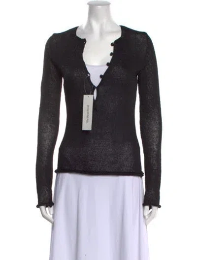 Pre-owned Tom Ford 2023 V-neck Sweater In Black