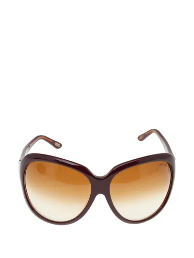 Pre-owned Tom Ford 2024  Sabine Gradient-lens Sunglasses In Purple