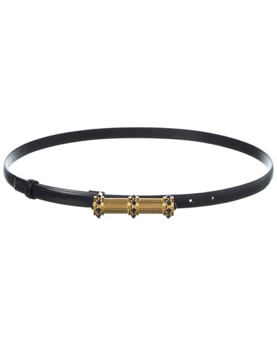 Tom Ford 20mm Leather Belt In Black