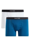 Tom Ford 2-pack Cotton Jersey Boxer Briefs In Multi