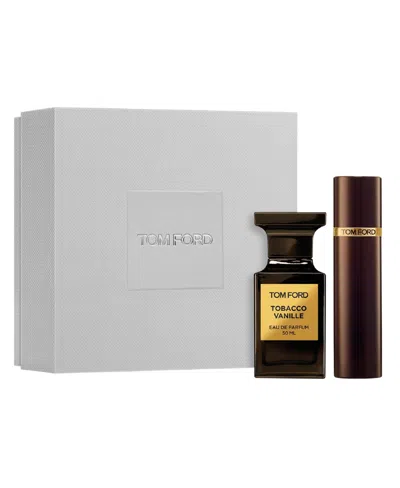 Tom Ford 2-piece Private Blend Tobacco Vanille Eau De Parfum Gift Set In Transparent