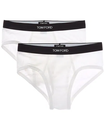Tom Ford 2pk Brief In White