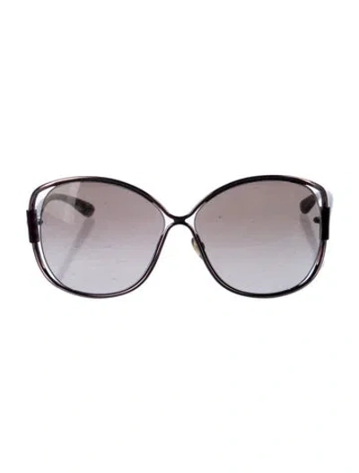 Pre-owned Tom Ford 3045892 Oversize Sunglasses In Purple