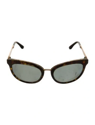 Pre-owned Tom Ford 339128 Cat-eye Sunglasses In Brown