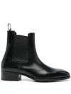 Tom Ford Edgar Polished Leather Chelsea Boots In Black