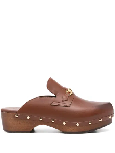 Tom Ford 45mm Whitney Mules In Brown