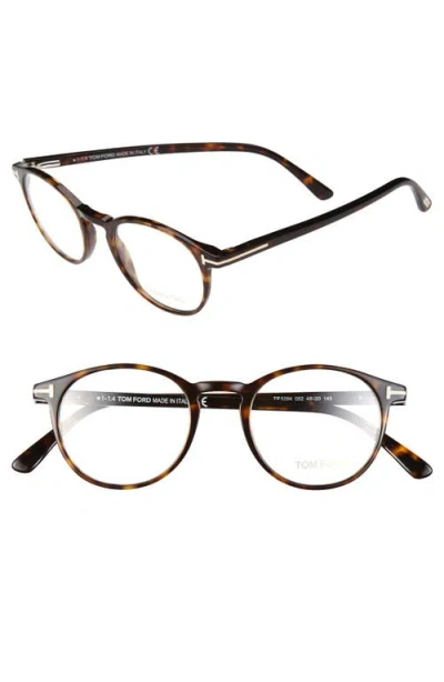 Tom Ford 48mm Optical Glasses In Black