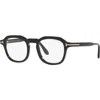 Tom Ford 49mm Round Optical Glasses In Black
