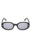 Tom Ford Eyewear Iggy Oval Frame Sunglasses In Black
