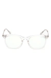 Tom Ford 50mm Square Blue Light Blocking Glasses