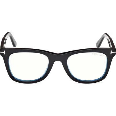 Tom Ford 50mm Square Blue Light Blocking Optical Glasses