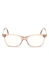 Tom Ford 50mm Square Optical Glasses In Multi