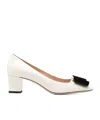 Tom Ford Audrey Velvet Bow Ballerina Pump In White