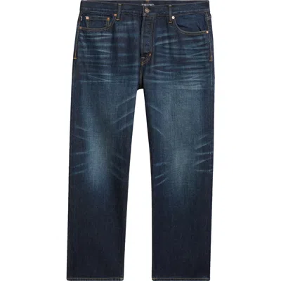 Tom Ford '50s Straight Fit Selvedge Denim Jeans In Ubo Indigo