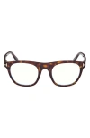 Tom Ford 51mm Square Blue Light Blocking Optical Glasses