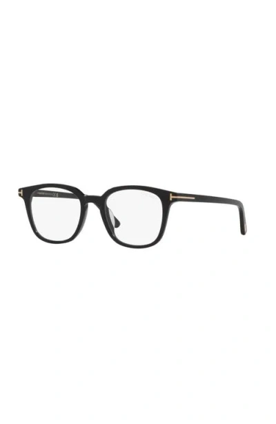 Tom Ford 51mm Square Optical Glasses In Black