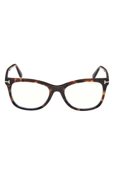 Tom Ford 52mm Square Blue Light Blocking Glasses