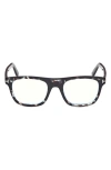 Tom Ford Tr001852 Ft5939-b In Teal Havana/t Logo