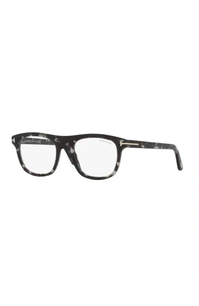 Tom Ford 52mm Square Optical Glasses In Multi