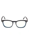 Tom Ford Nero Lucido Acetate Glasses In Black Eco/t Logo