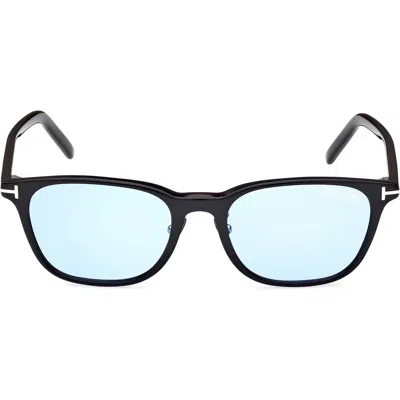 Tom Ford 52mm Square Sunglasses In Black