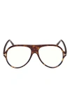 Tom Ford 53mm Pilot Blue Light Blocking Optical Glasses