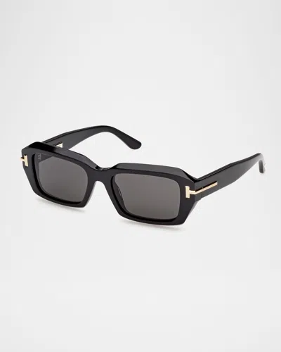 TOM FORD 53MM RECTANGULAR SUNGLASSES