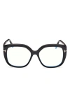 Tom Ford 53mm Square Blue Light Blocking Optical Glasses
